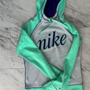 Nike Therma-Fit Mint and Purple Hoodie